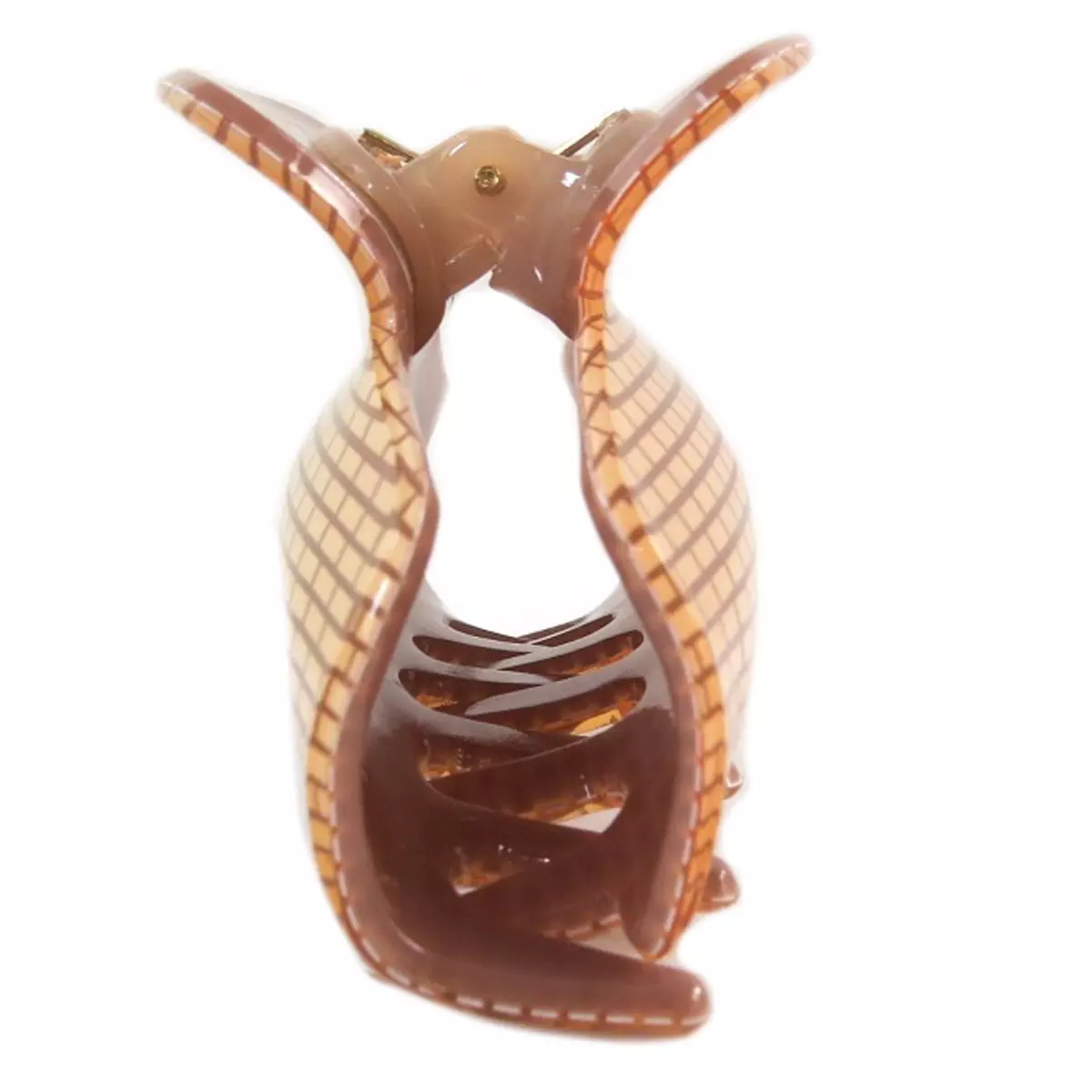 Les Trésors De Lily Pince Crabe Créateur 'Sissi' Marron 80x45x30 Mm [Q0013]