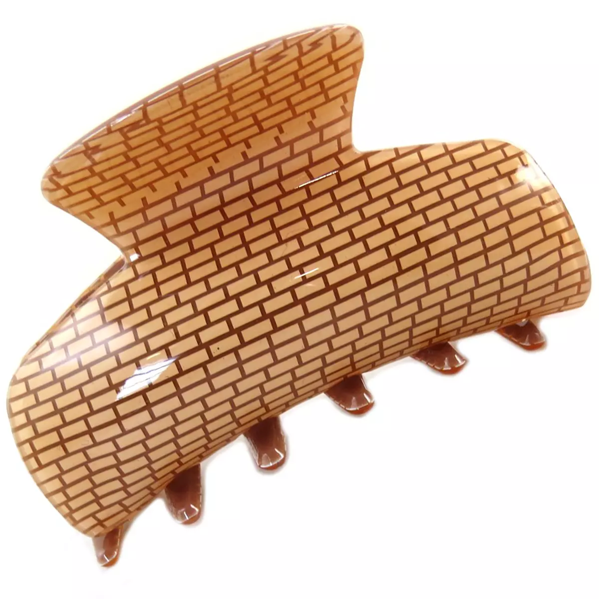 les trésors de lily Pince crabe créateur 'Sissi' marron 80x45x30 mm [Q0013]