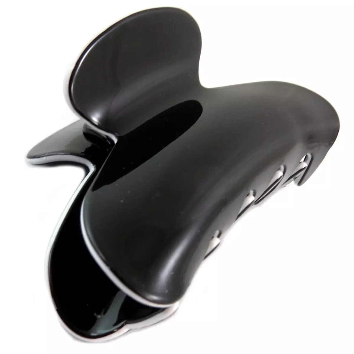 les trésors de lily Pince crabe créateur 'Sissi' noir 85x50x30 mm [Q0018]