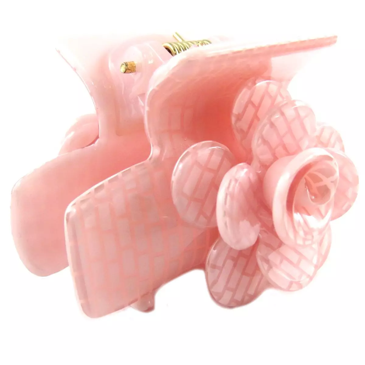 les trésors de lily Pince crabe créateur 'Sissi' rose (fleur) 50x50x35 mm [Q0043]