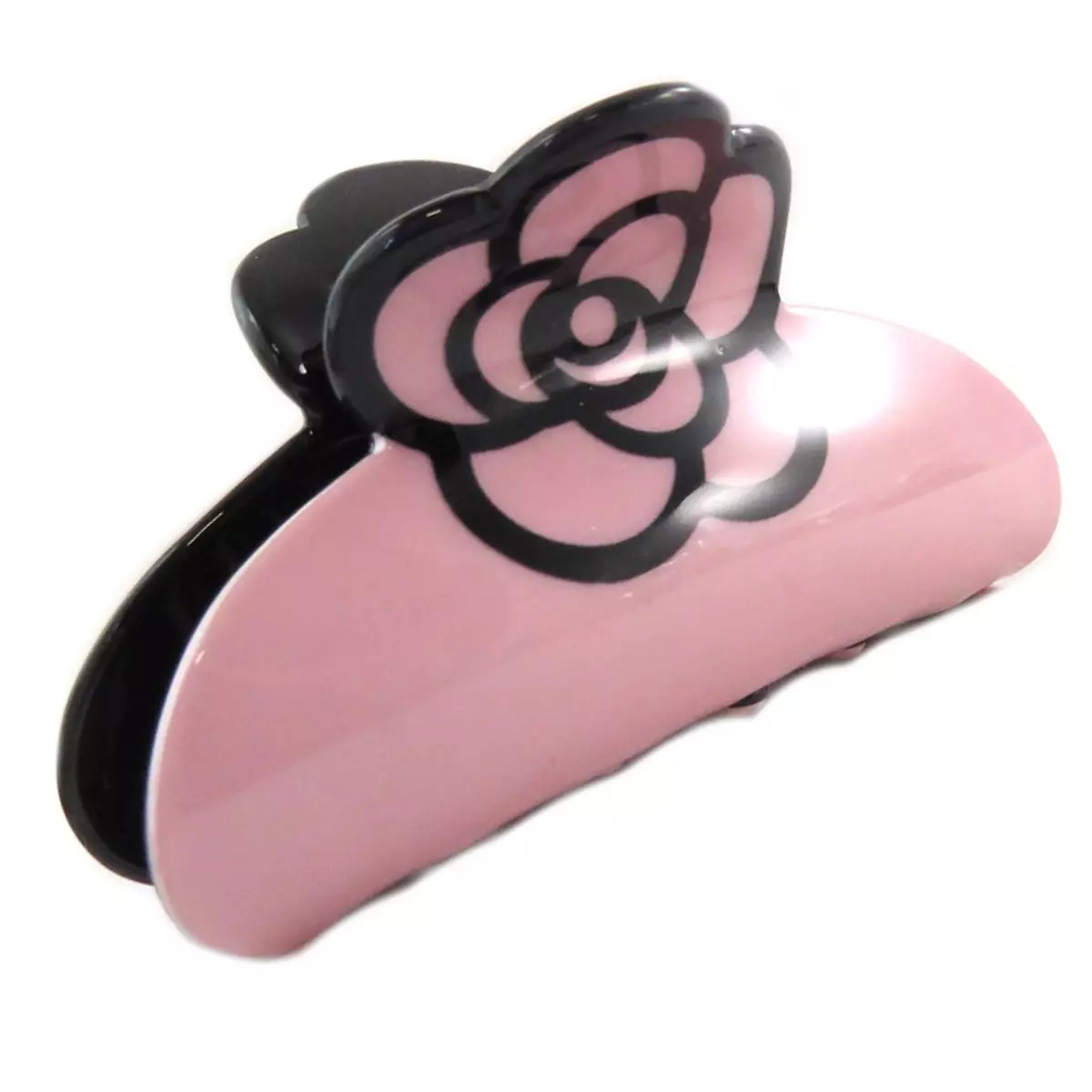 Les Trésors De Lily Pince Crabe Créateur 'Sissi' Rose (fleur) 75x40x30 Mm [Q0025]