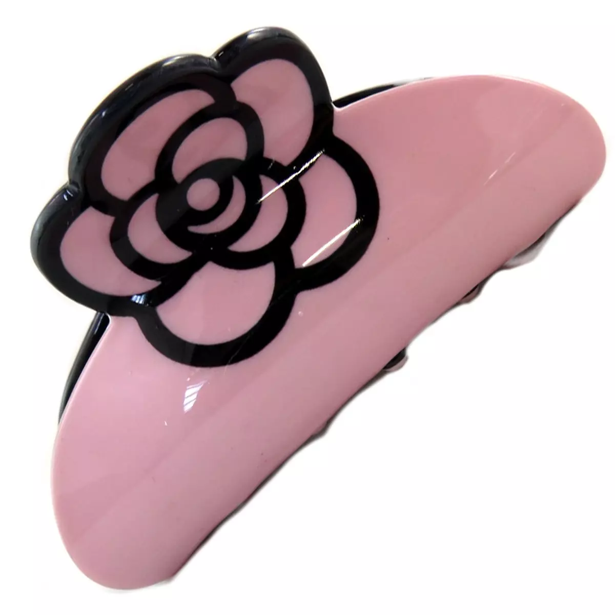 les trésors de lily Pince crabe créateur 'Sissi' rose (fleur) 75x40x30 mm [Q0025]