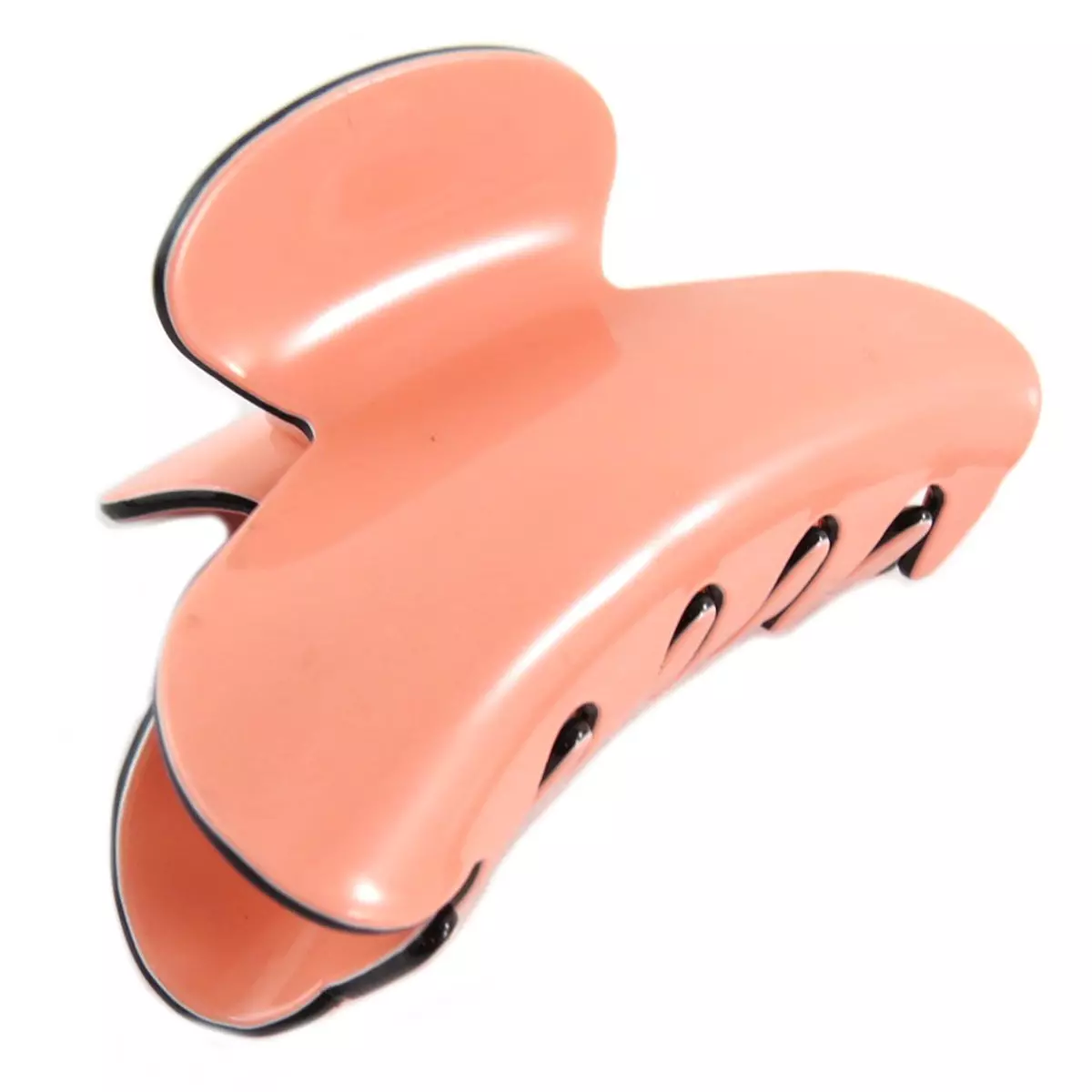 les trésors de lily Pince crabe créateur 'Sissi' rose saumon 85x50x30 mm [Q0023]
