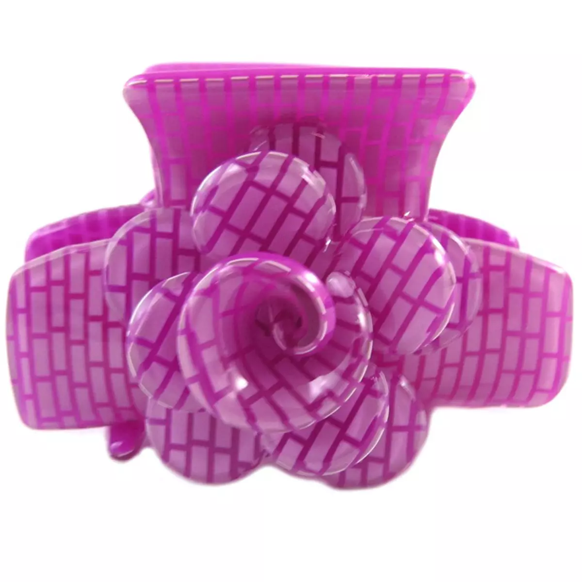les trésors de lily Pince crabe créateur 'Sissi' violet (fleur) 50x50x35 mm [Q0041]