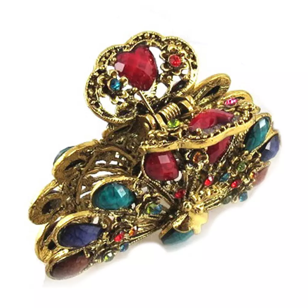 Les Trésors De Lily Pince Créateur 'Bohemian Rhapsody' Multicolore Doré 8x5 Cm [R5399]