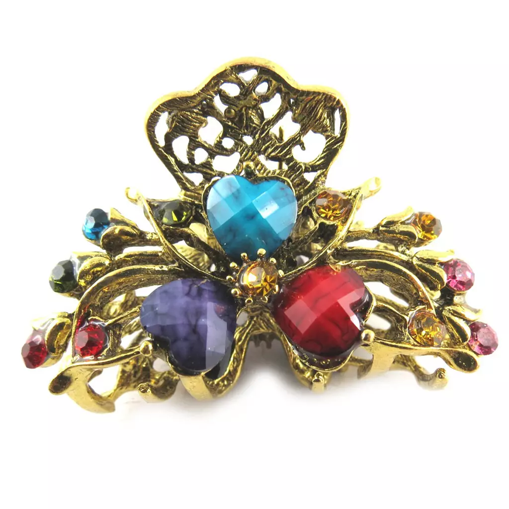 les trésors de lily Pince créateur 'Bohemian Rhapsody' multicolore doré 5x3 cm [R5360]