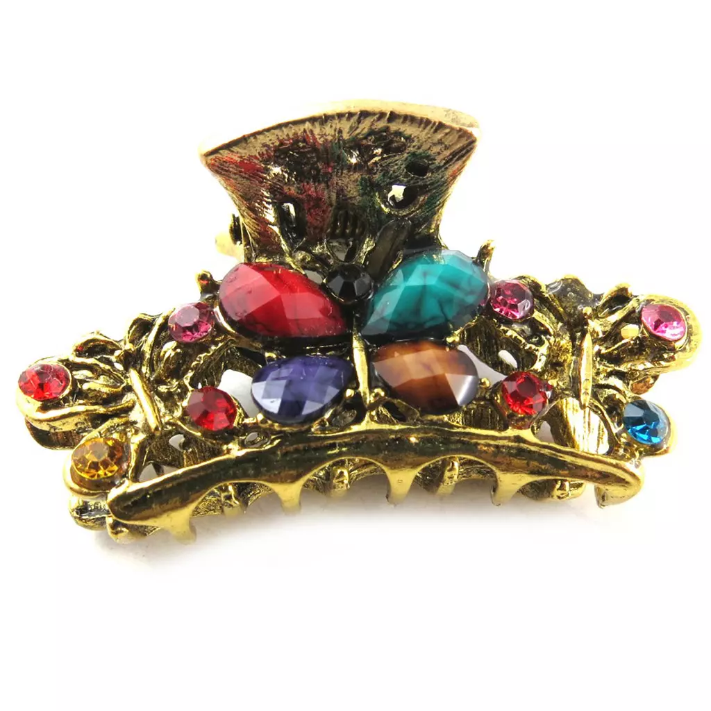 les trésors de lily Pince créateur 'Bohemian Rhapsody' multicolore doré 48x23 mm [R5355]