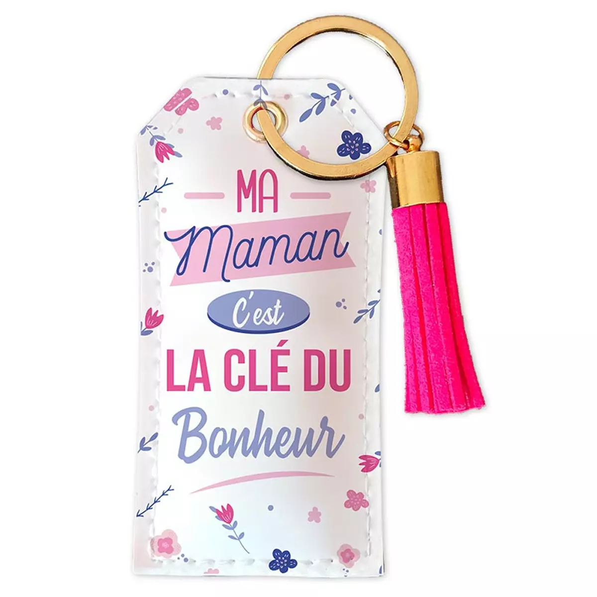les trésors de lily Porte clés 'Maman' Ma Maman c'est la clé du Bonheur 90x45 mm [R5438]