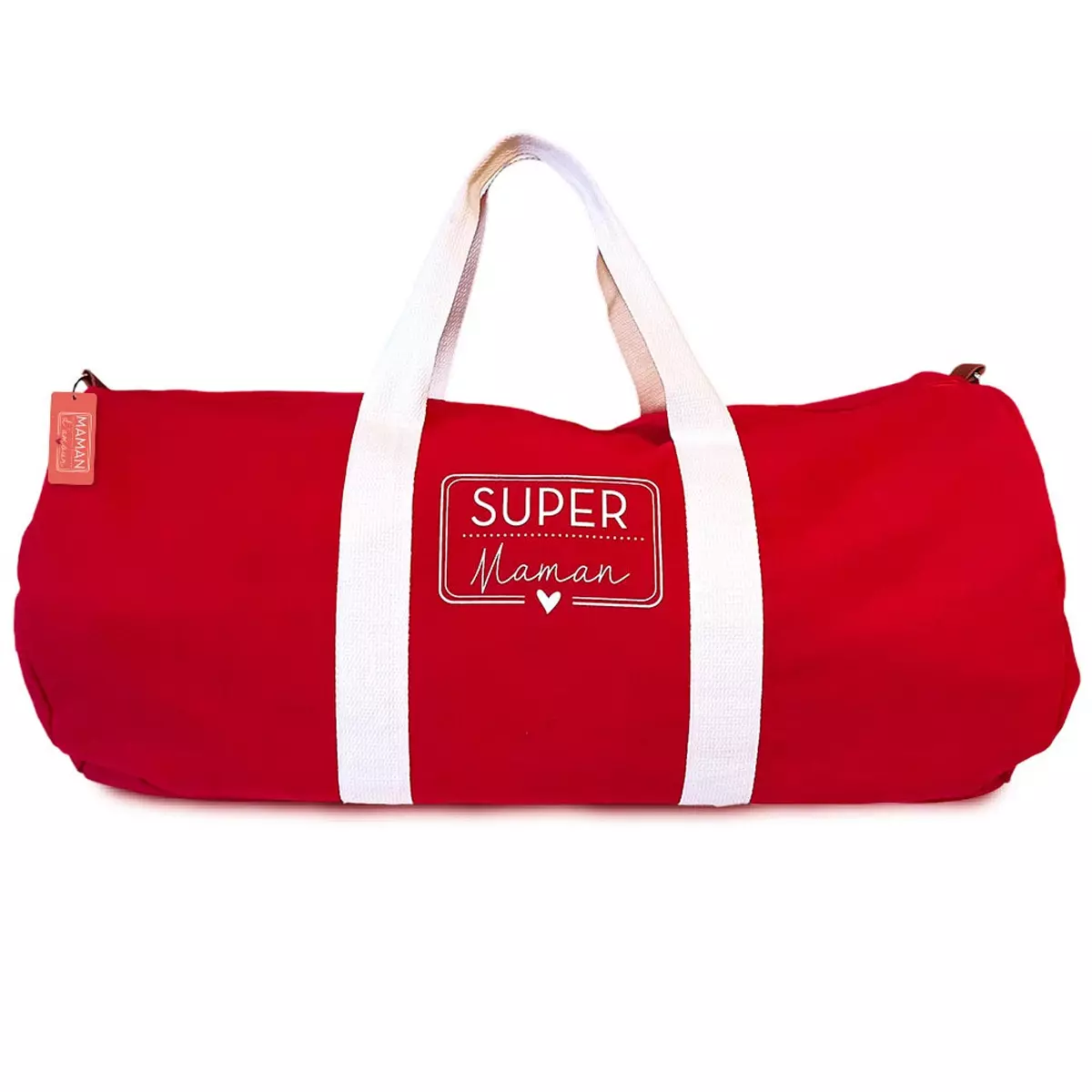 les trésors de lily Sac de sport 'Super Maman' rouge 56x36x22 cm [R6843]