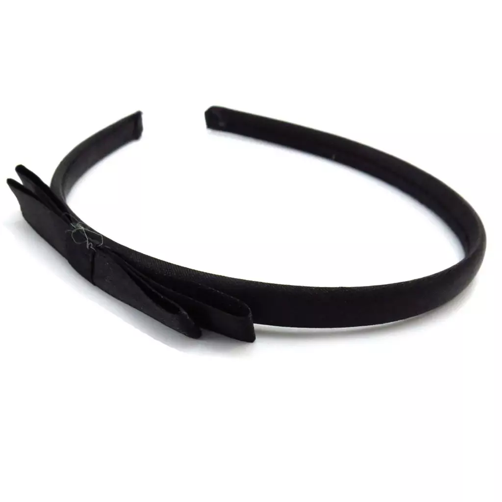 Les Trésors De Lily Serre Tête Cérémonie 'Scarlett' Noir 1 Cm [J6909]