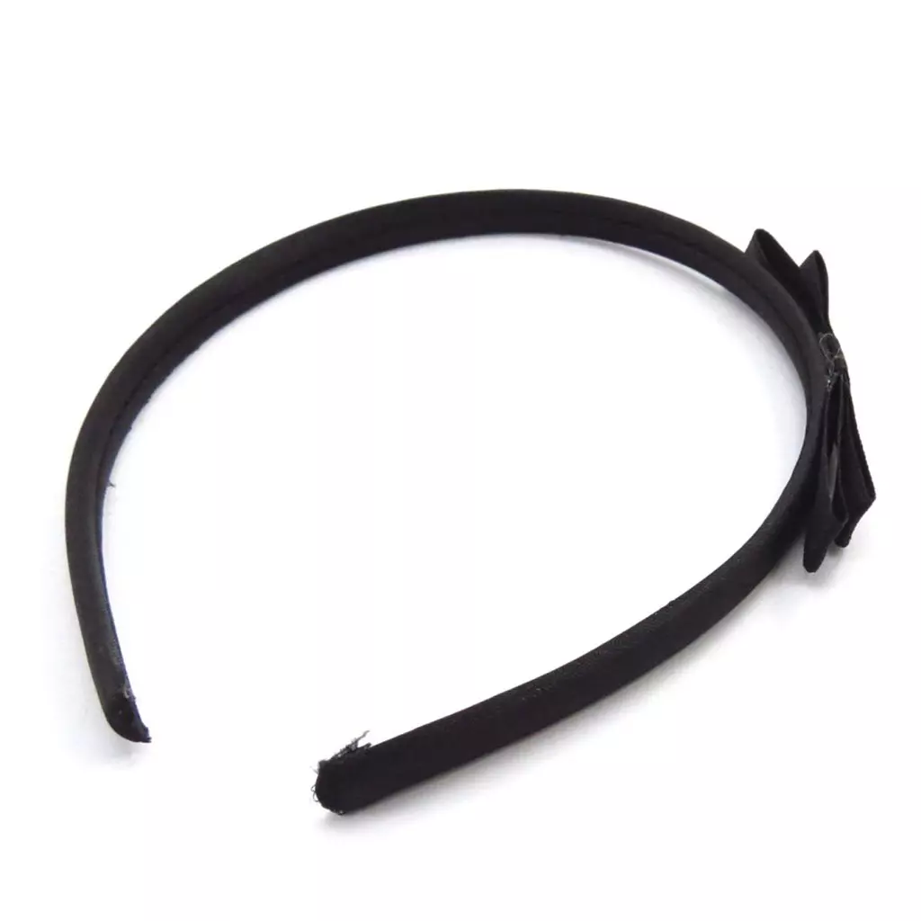 Les Trésors De Lily Serre Tête Cérémonie 'Scarlett' Noir 1 Cm [J6909]