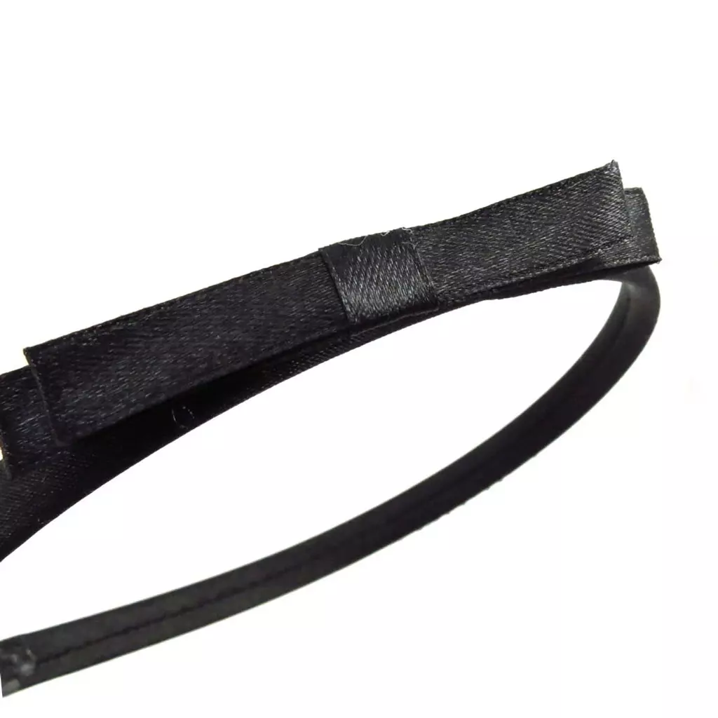 les trésors de lily Serre Tête cérémonie 'Scarlett' noir 1 cm [J6909]