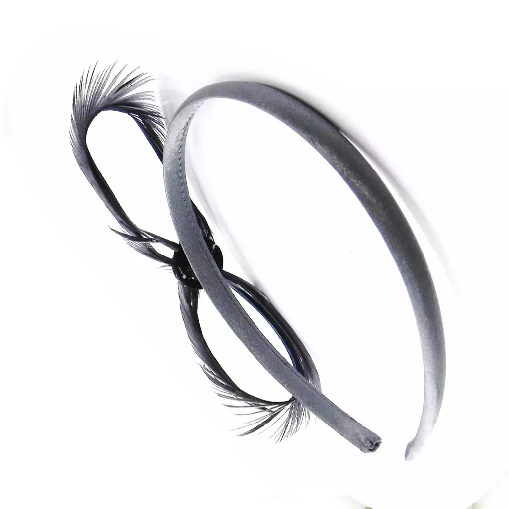Les Trésors De Lily Serre Tête 'Cheyennes' Gris 15x5 Cm [I4124]