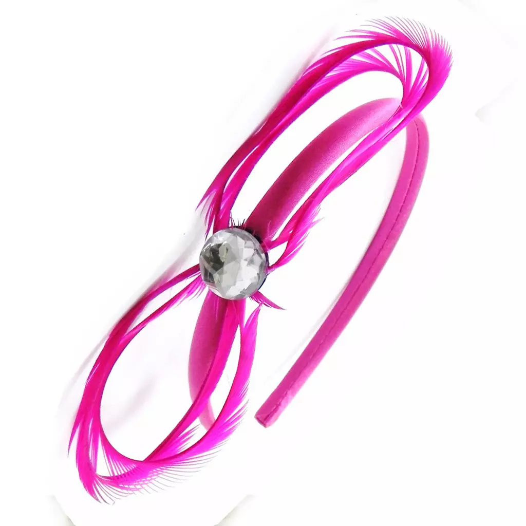 Les Trésors De Lily Serre Tête 'Cheyennes' Rose 15x5 Cm [I4123]