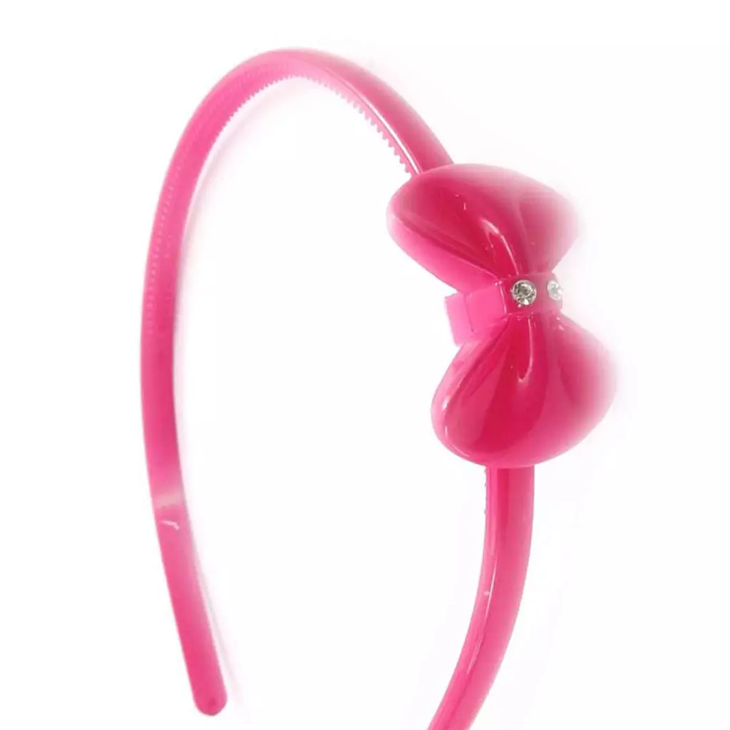 Les Trésors De Lily Serre Tête 'Coralie' Rose Fuschia 40x28 Mm [J8010]