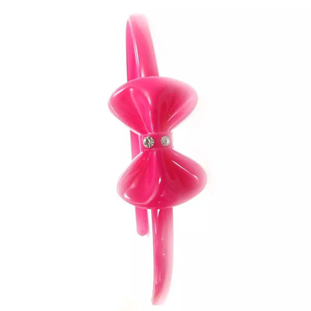 Les Trésors De Lily Serre Tête 'Coralie' Rose Fuschia 40x28 Mm [J8010]
