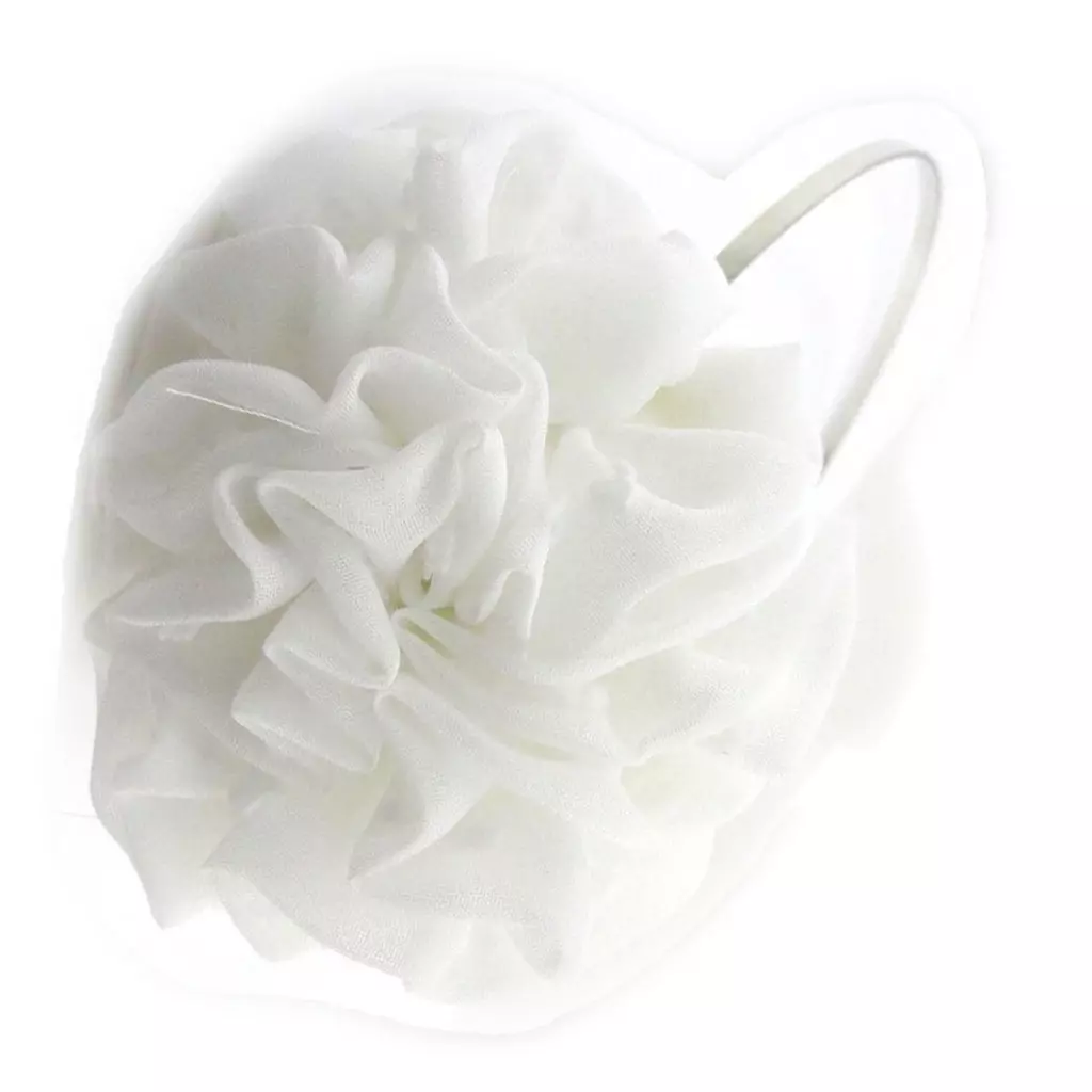 les trésors de lily Serre Tête créateur 'Pureté' blanc 6 cm [J0432]
