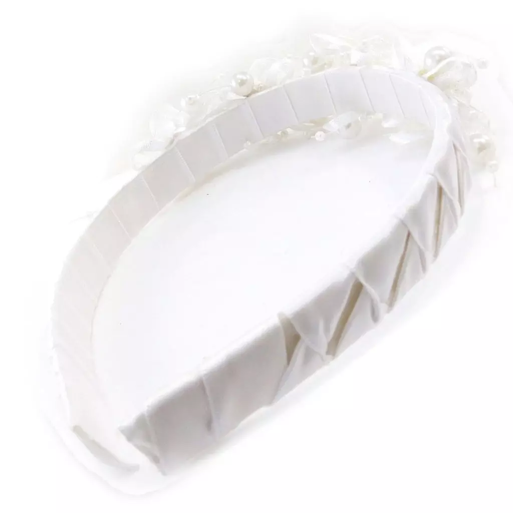 Les Trésors De Lily Serre Tête Créateur 'Scarlett' Blanc 100x25 Mm [J0439]