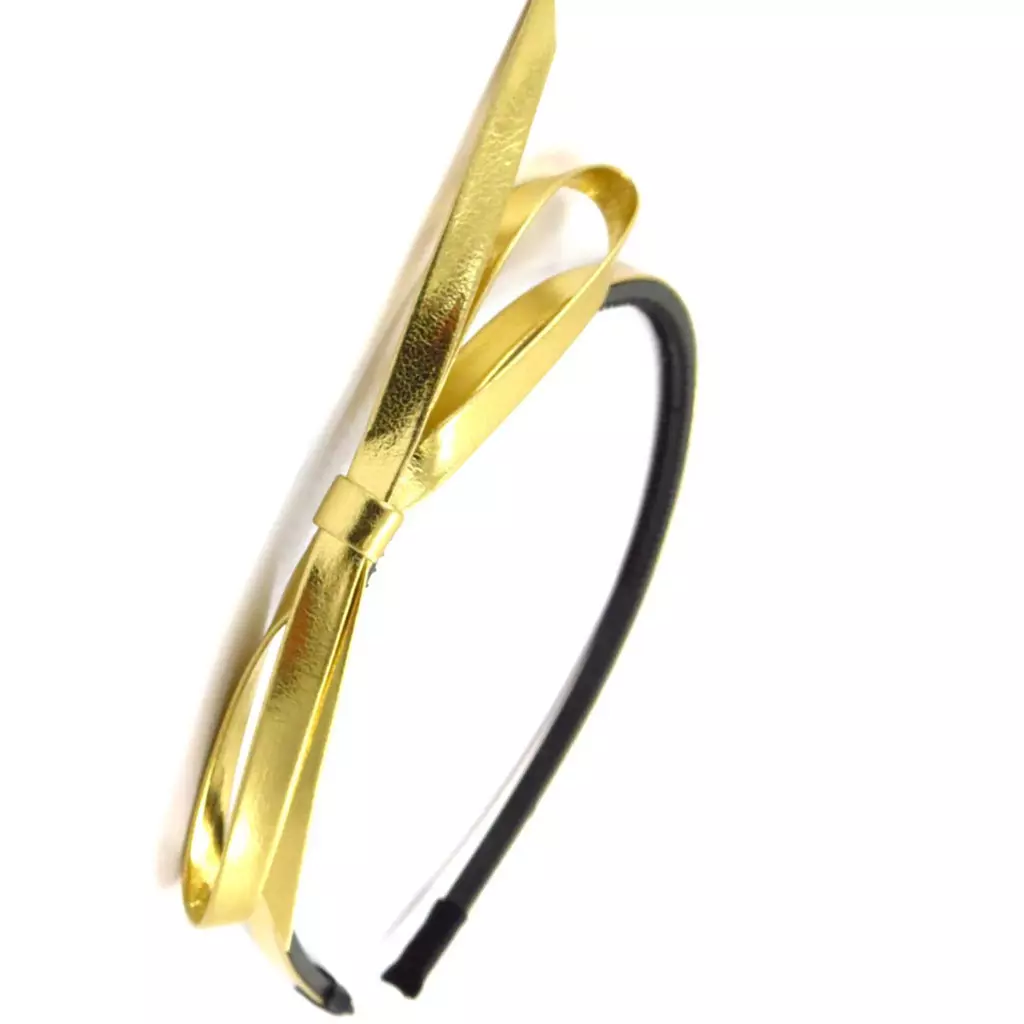 les trésors de lily Serre Tête créateur 'Scarlett' doré 11 cm [J6910]