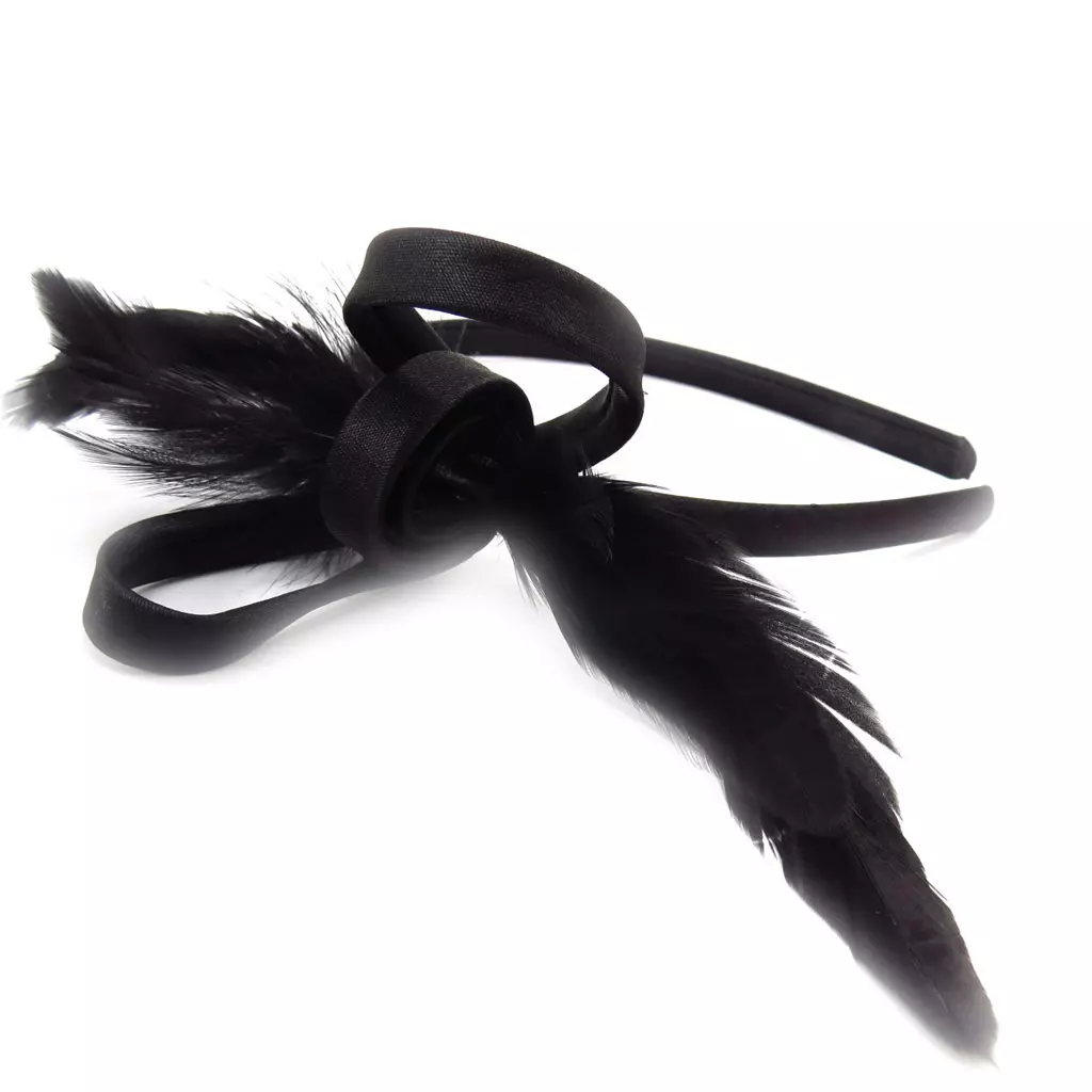 Les Trésors De Lily Serre Tête Créateur 'Scarlett' Noir 16x9 Cm [K1502]