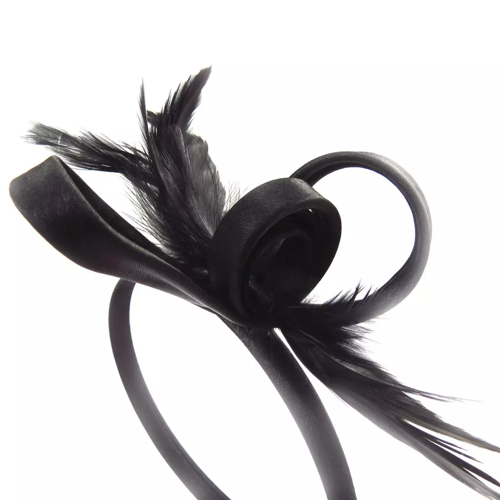 Les Trésors De Lily Serre Tête Créateur 'Scarlett' Noir 16x9 Cm [K1502]