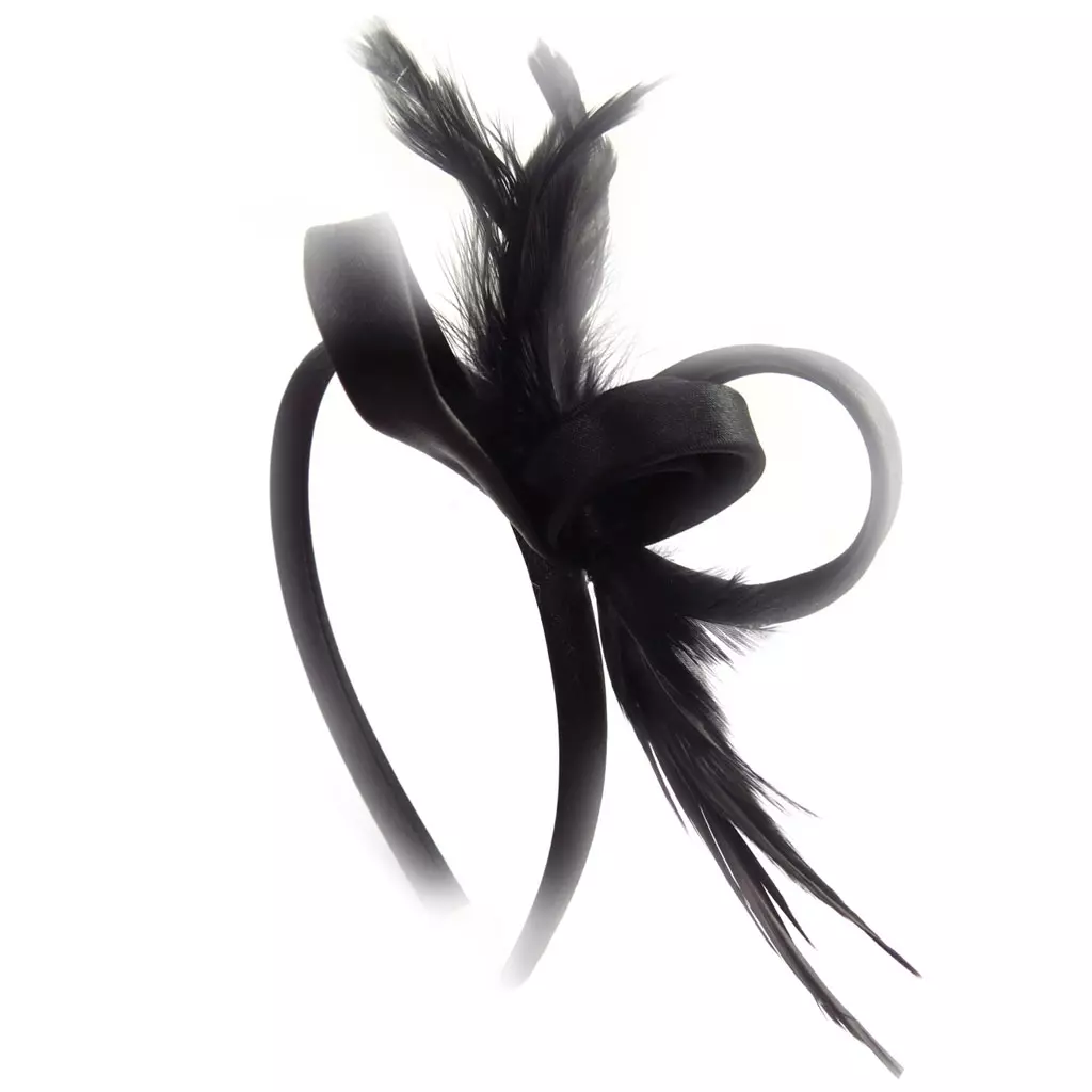 les trésors de lily Serre Tête créateur 'Scarlett' noir 16x9 cm [K1502]