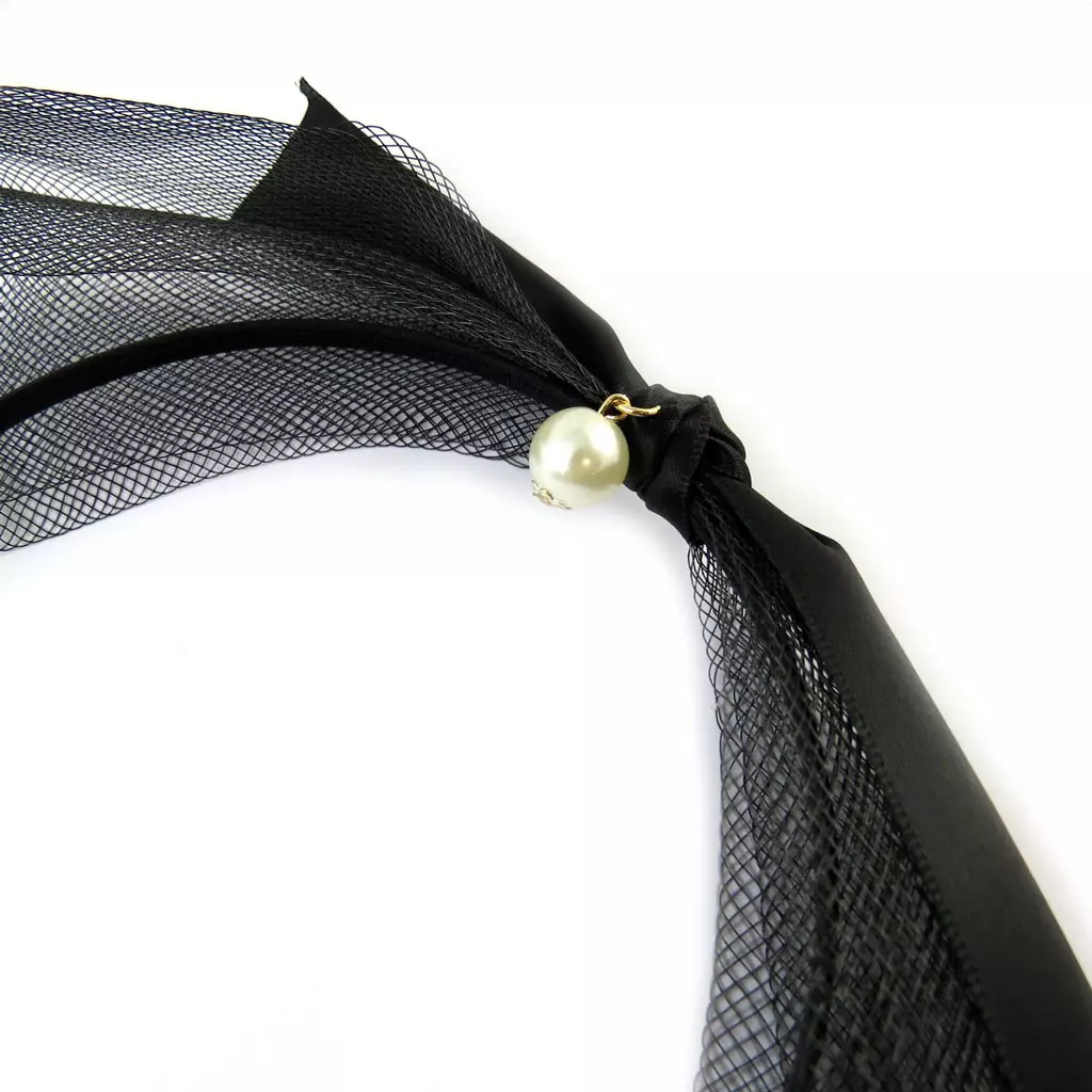 Les Trésors De Lily Serre Tête Créateur 'Scarlett' Noir 60x5 Mm [N8218]