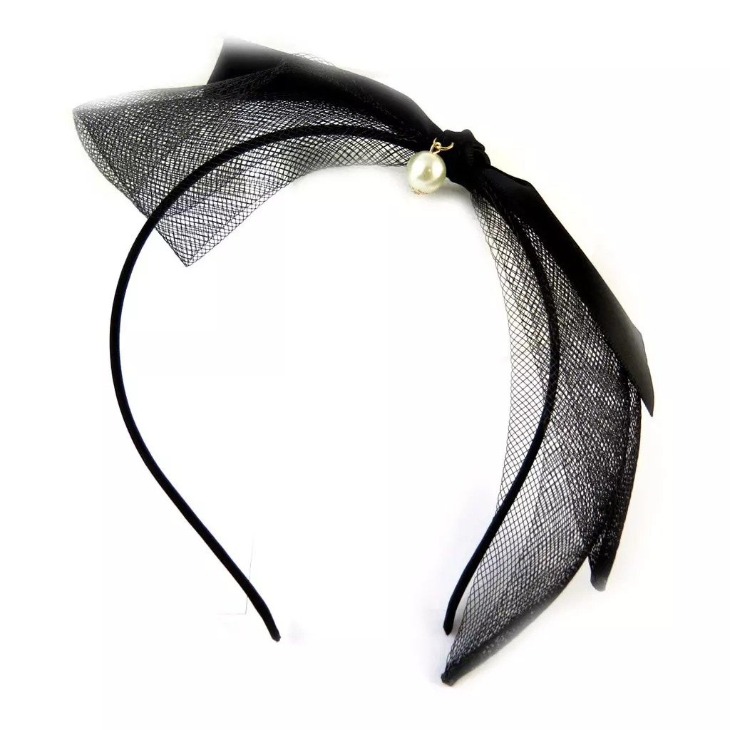Les Trésors De Lily Serre Tête Créateur 'Scarlett' Noir 60x5 Mm [N8218]