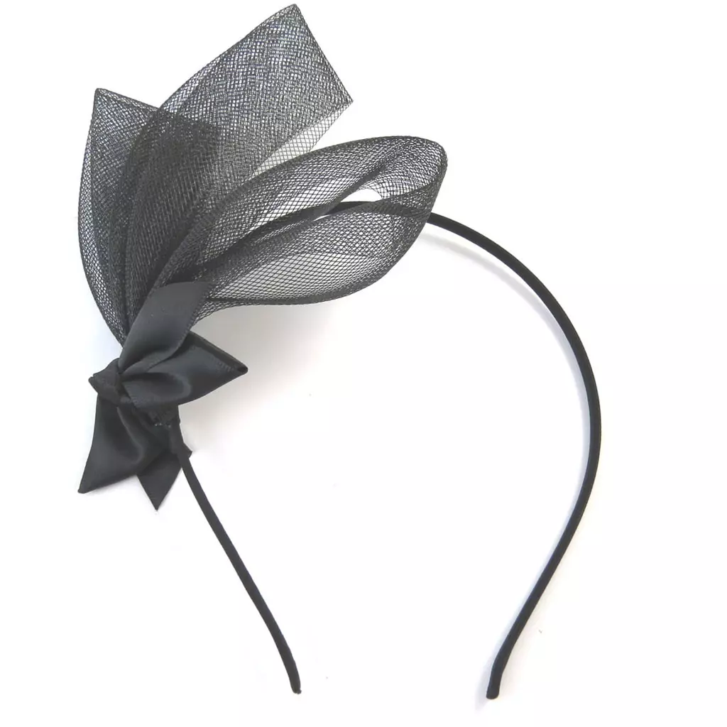 les trésors de lily Serre Tête créateur 'Scarlett' noir 60x5 mm [N8219]