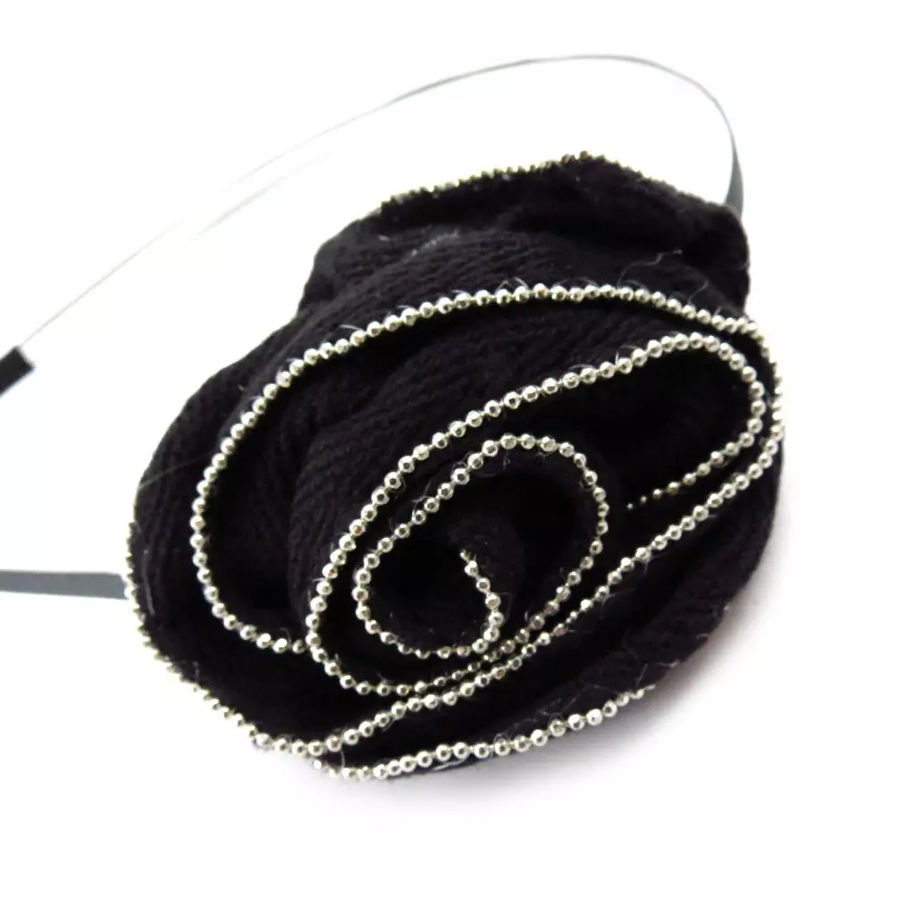 Les Trésors De Lily Serre Tête Créateur 'Scarlett' Noir 7 Cm [J5772]