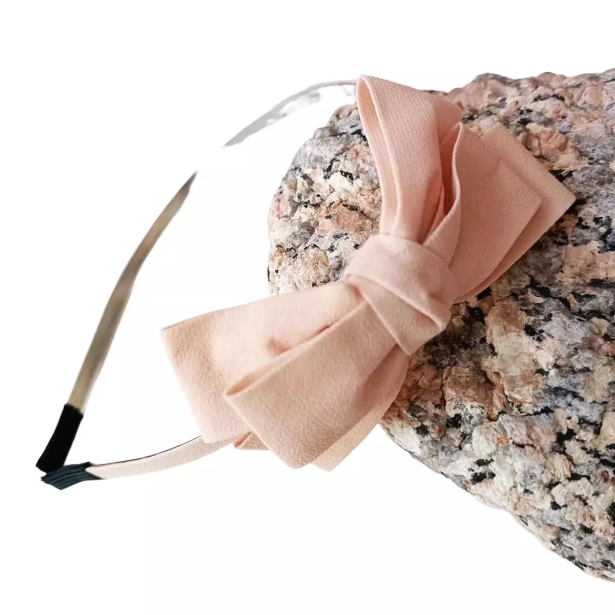 les trésors de lily Serre Tête créateur 'Scarlett' nude 10x5 cm [R7599]