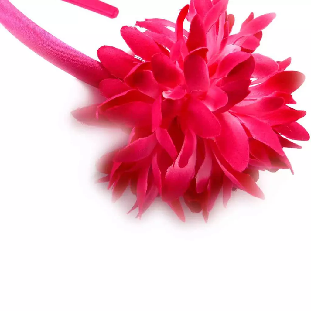 les trésors de lily Serre Tête créateur 'Scarlett' rose fuschia 9 cm [J8980]