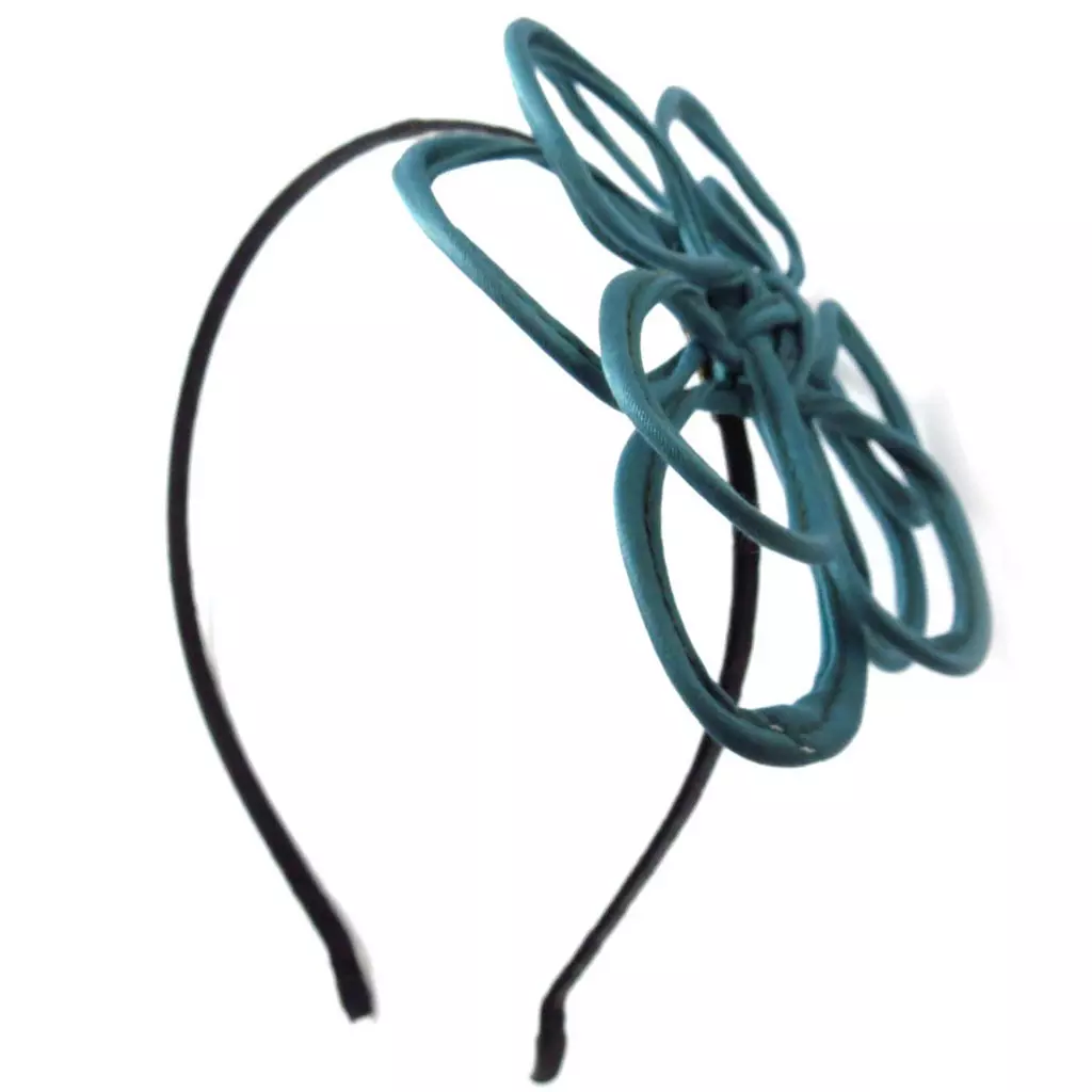 Les Trésors De Lily Serre Tête Créateur 'Scarlett' Turquoise 10 Cm [J5742]
