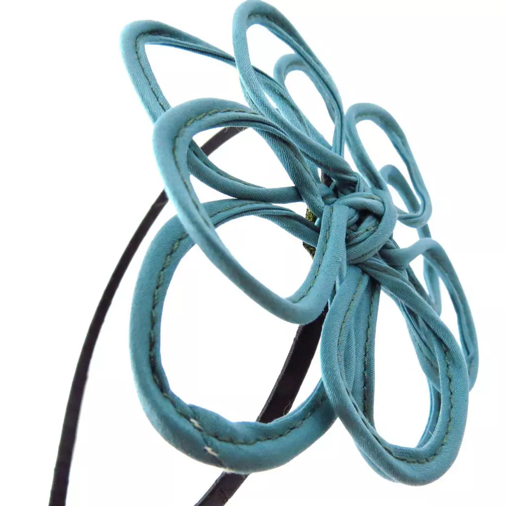 Les Trésors De Lily Serre Tête Créateur 'Scarlett' Turquoise 10 Cm [J5742]
