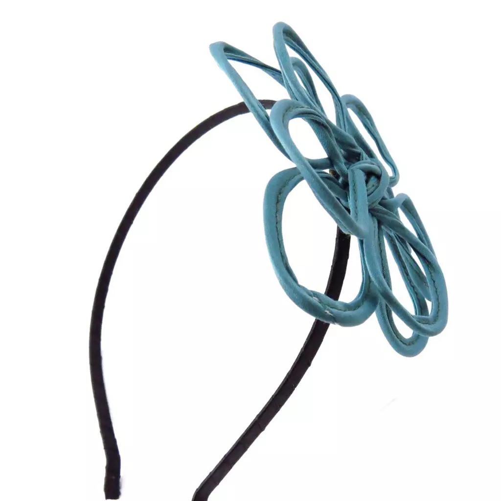 Les Trésors De Lily Serre Tête Créateur 'Scarlett' Turquoise 10 Cm [J5742]