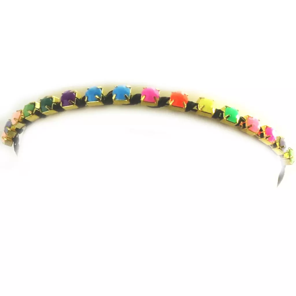 Les Trésors De Lily Serre Tête Créateur 'Scarlett' Tutti Frutti (arc En Ciel LGBTQ) 10 Mm [M1845]