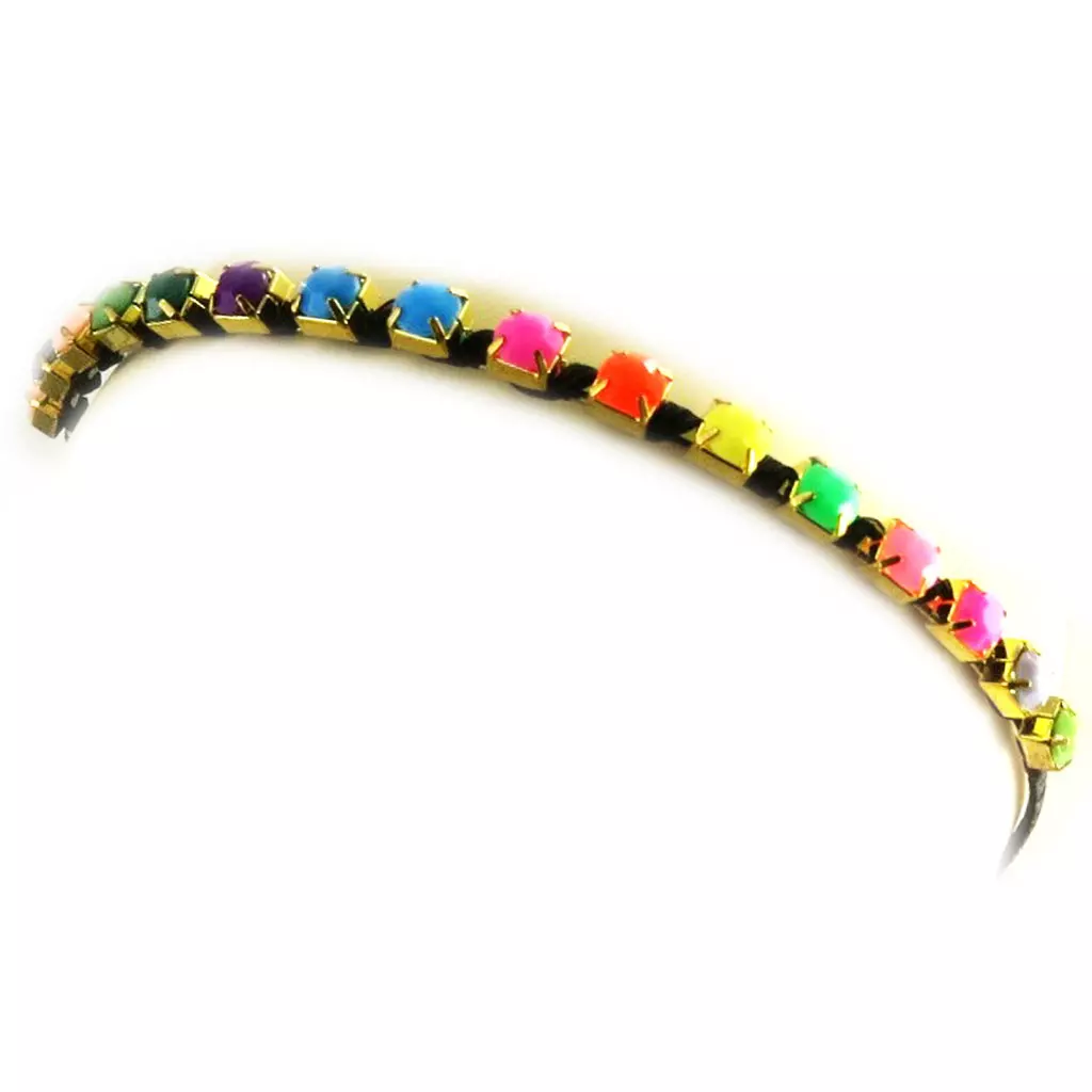 Les Trésors De Lily Serre Tête Créateur 'Scarlett' Tutti Frutti (arc En Ciel LGBTQ) 10 Mm [M1845]