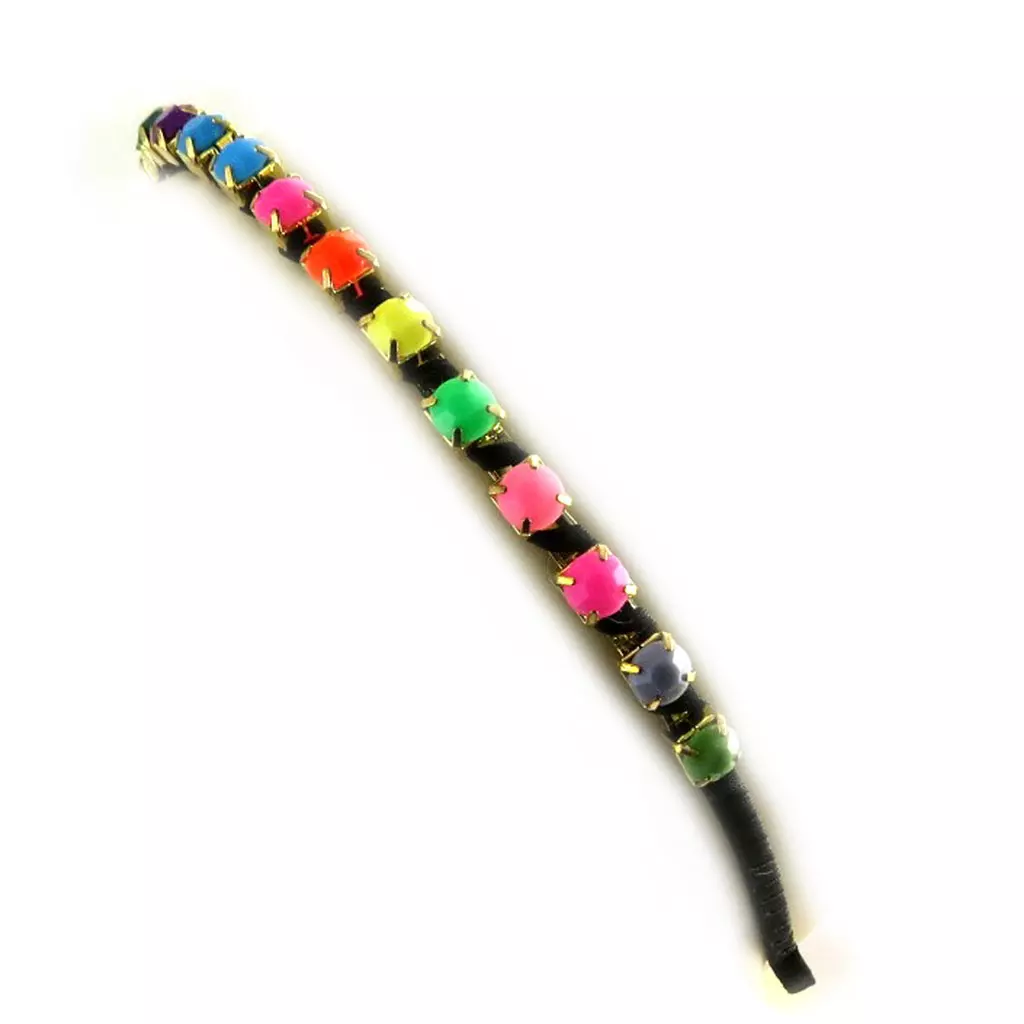 Les Trésors De Lily Serre Tête Créateur 'Scarlett' Tutti Frutti (arc En Ciel LGBTQ) 10 Mm [M1845]