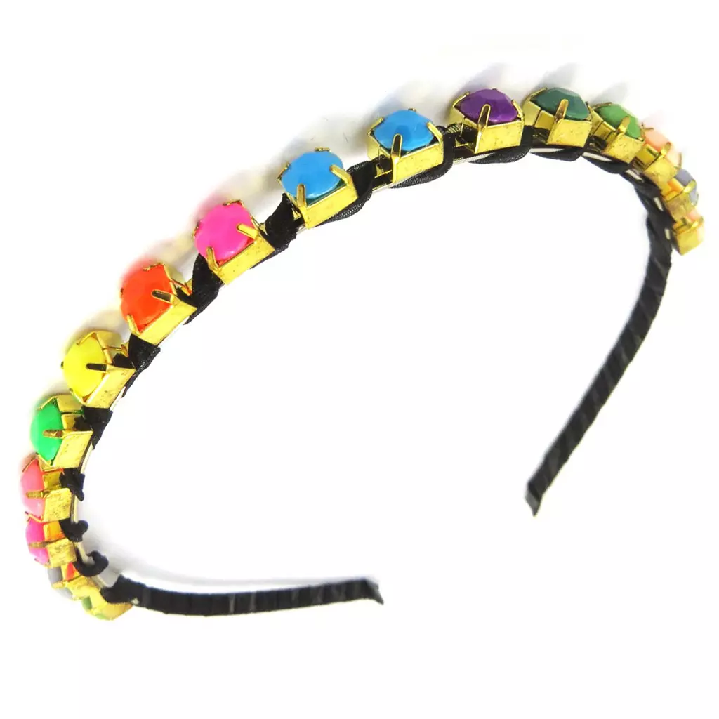 les trésors de lily Serre Tête créateur 'Scarlett' tutti frutti (arc en ciel LGBTQ) 10 mm [M1845]