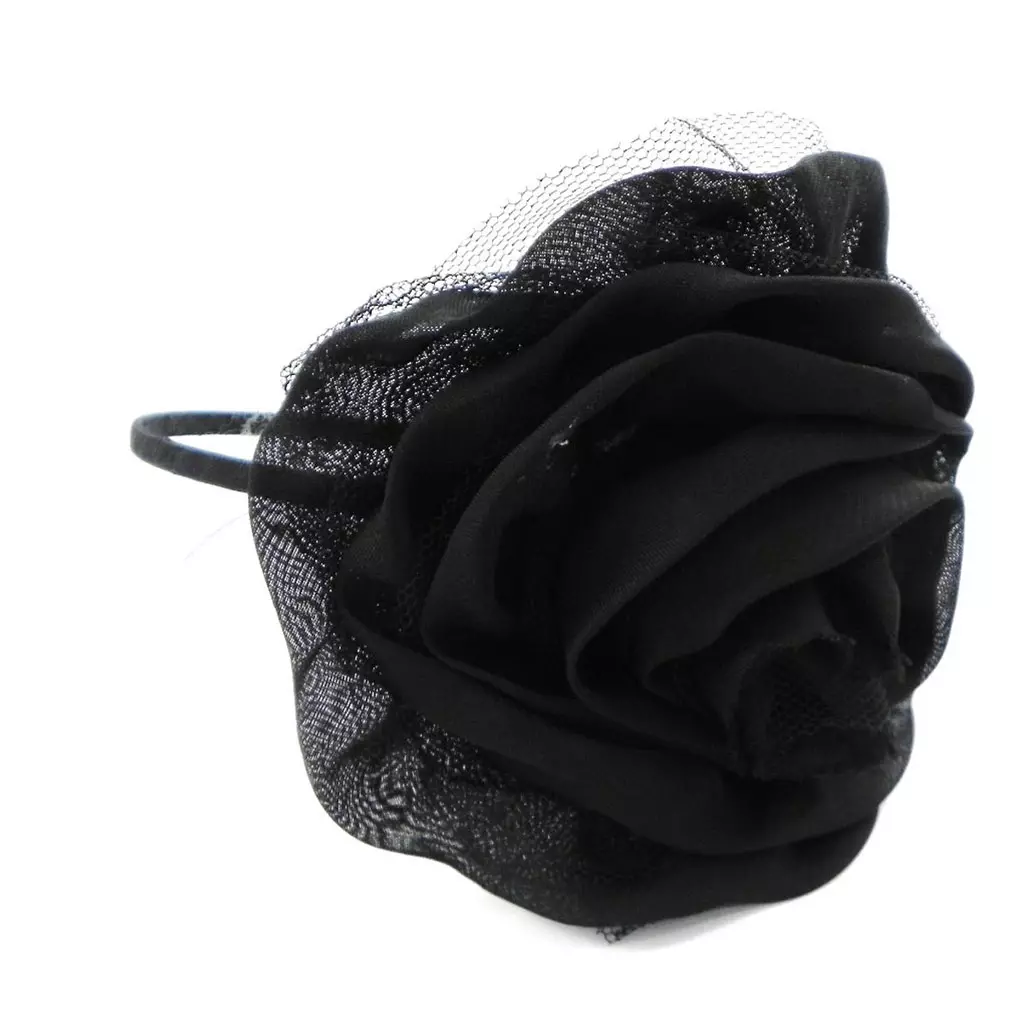 Les Trésors De Lily Serre Tête Créateur 'Sissi' Noir 11 Cm [H7608]