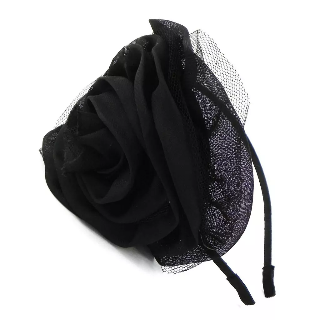 Les Trésors De Lily Serre Tête Créateur 'Sissi' Noir 11 Cm [H7608]