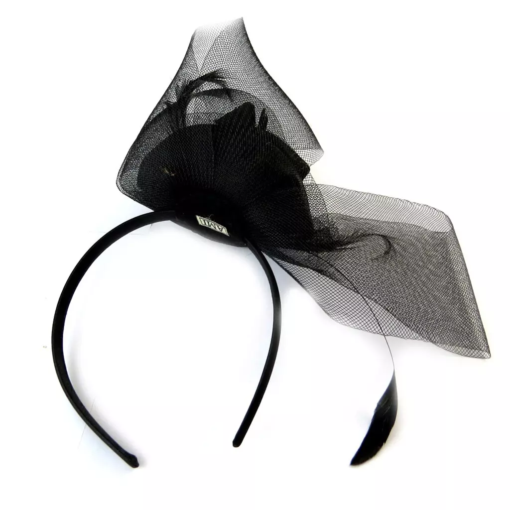 Les Trésors De Lily Serre Tête Créateur 'Sissi' Noir Motif 10 Cm [H0245]