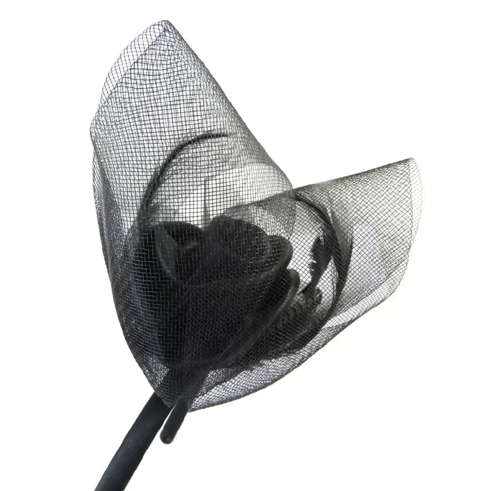 Les Trésors De Lily Serre Tête Créateur 'Sissi' Noir Motif 10 Cm [H0245]