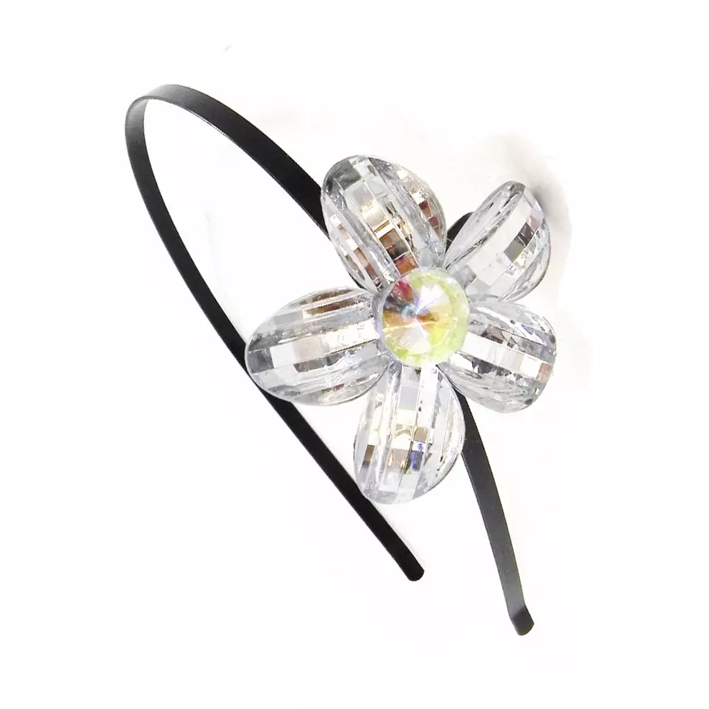 Les Trésors De Lily Serre Tête 'Cristal' Blanc 6 Cm [I4053]