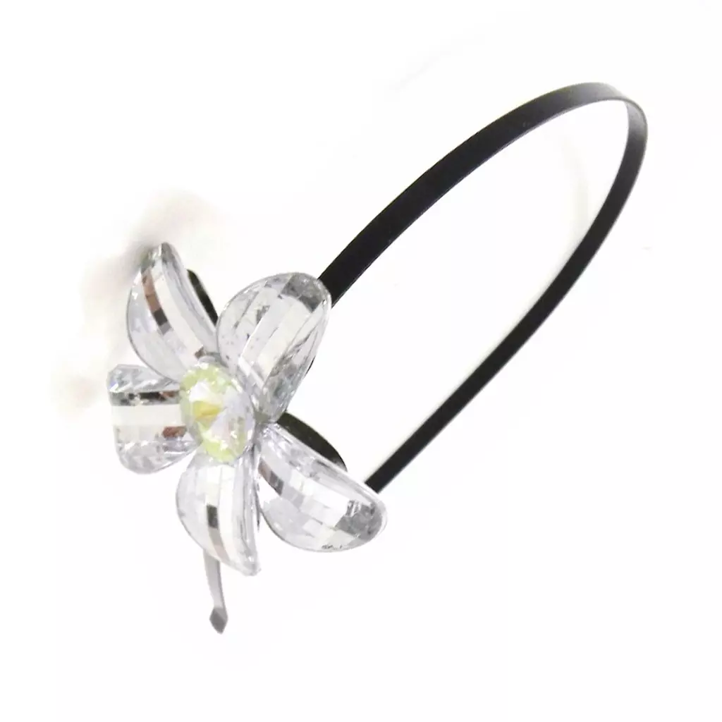 Les Trésors De Lily Serre Tête 'Cristal' Blanc 6 Cm [I4053]