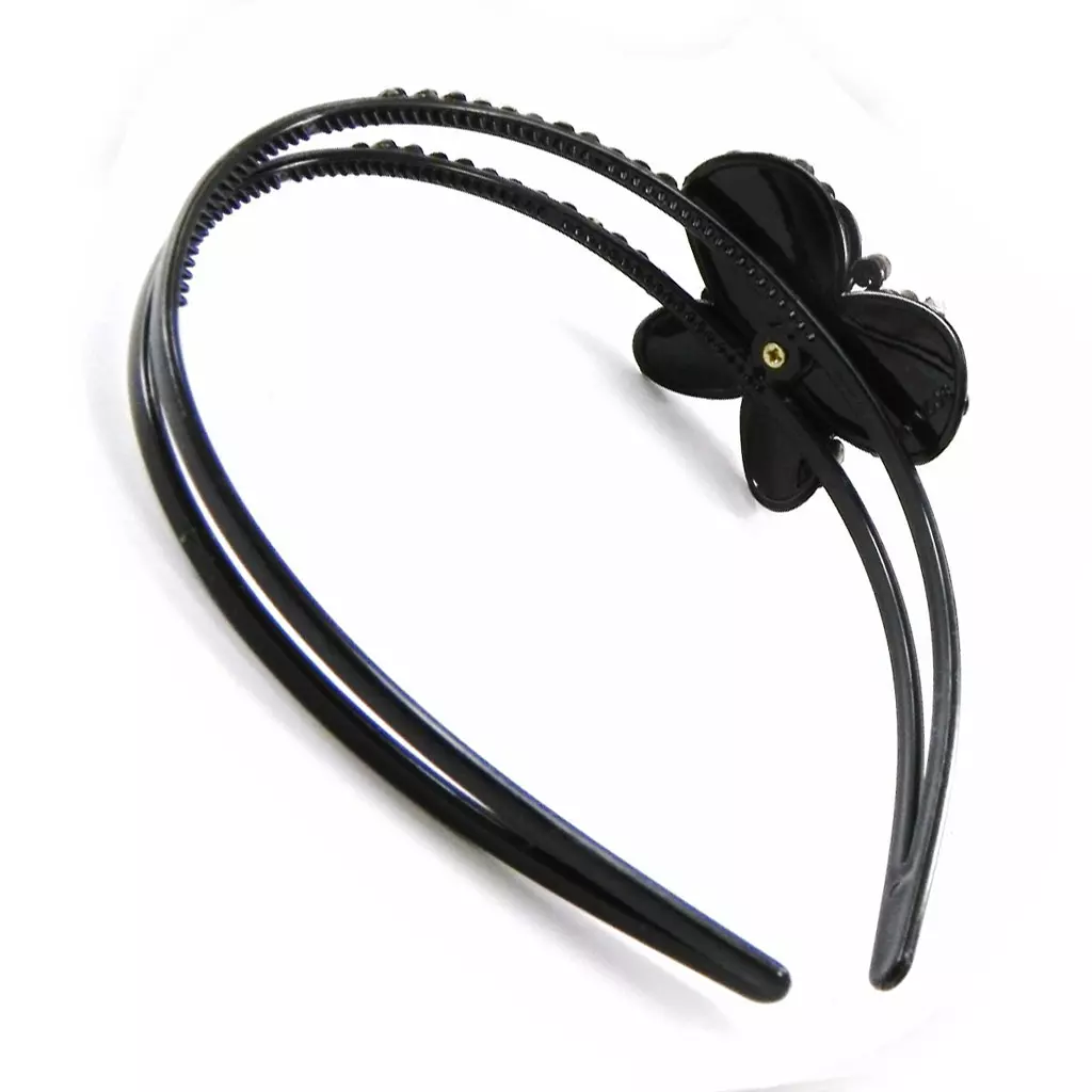 Les Trésors De Lily Serre Tête 'Cristal' Blanc Boréal 5x3 Cm [I4094]