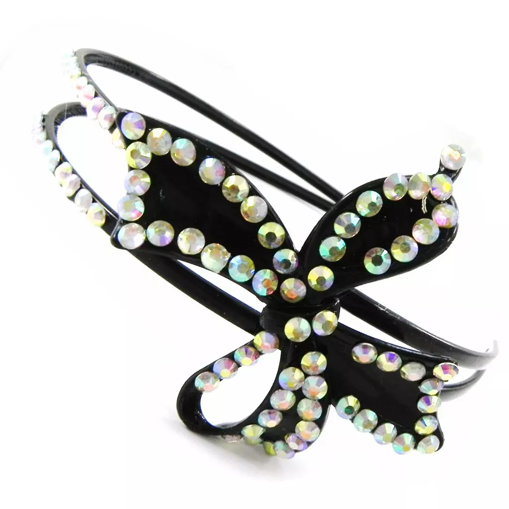 Les Trésors De Lily Serre Tête 'Cristal' Blanc Boréal 7x9 Cm [I4072]