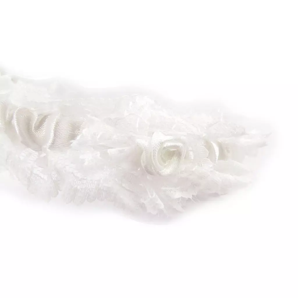 les trésors de lily Serre Tête enfant 'Scarlett' blanc 3 cm [K0687]