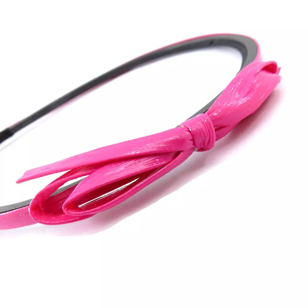 les trésors de lily Serre Tête enfant 'Scarlett' fuschia 75x8 mm [J5757]