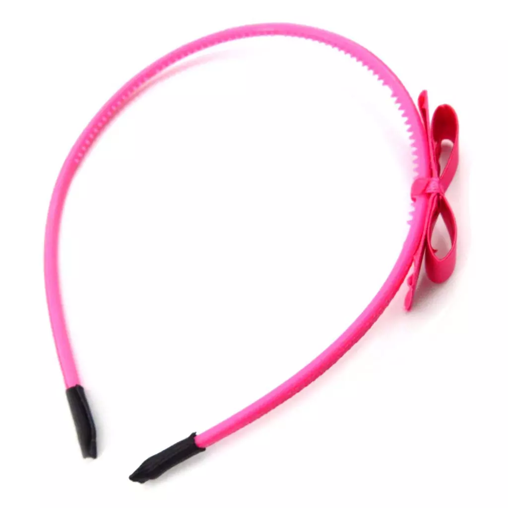 Les Trésors De Lily Serre Tête Enfant 'Scarlett' Noeud Fuschia 50x18 Mm [J5749]